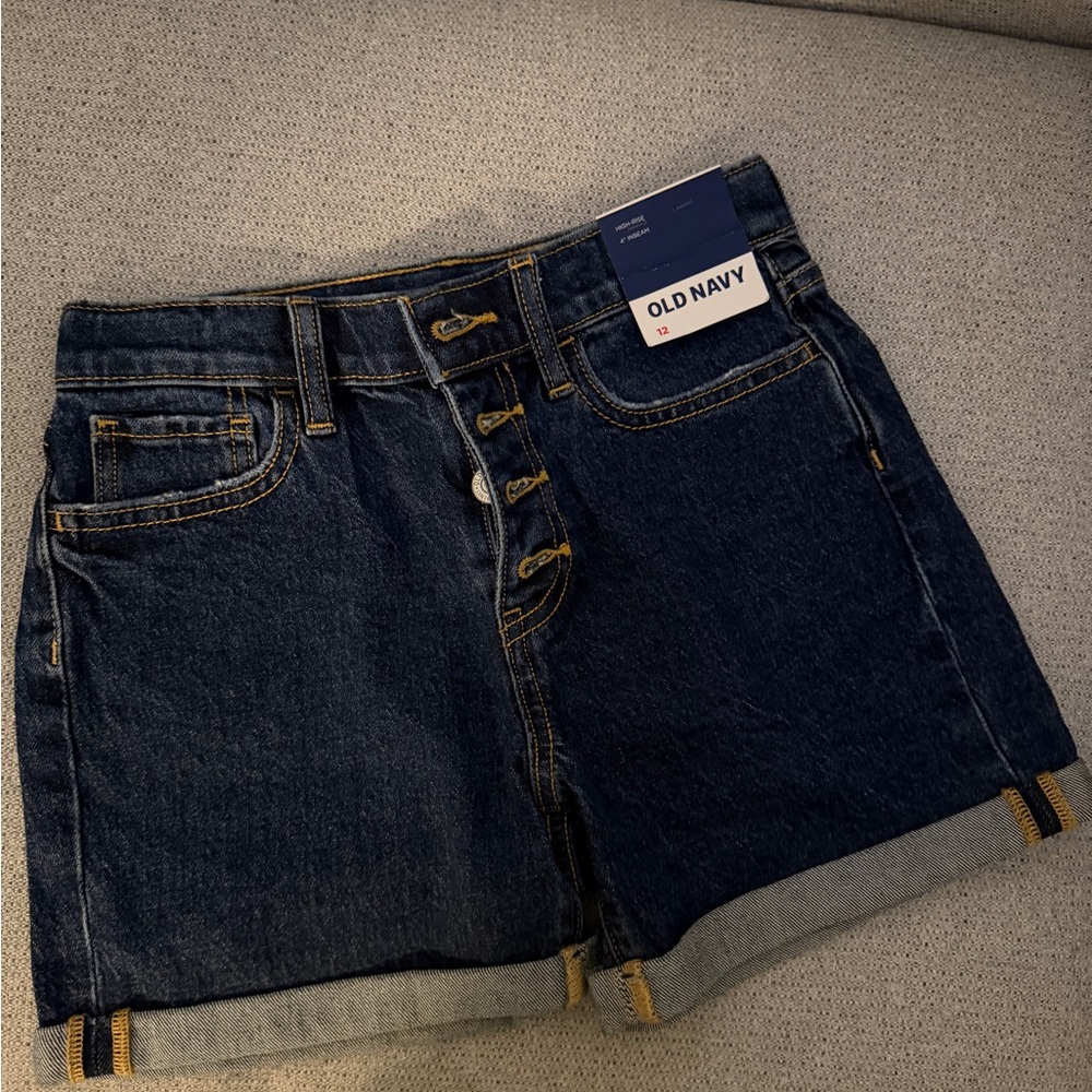 Old Navy Women's Deep Indigo Jean Shorts